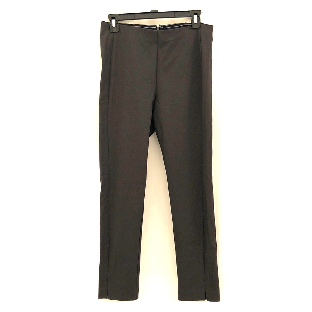 Athleta dark gray dress pants zip back ankle 8P